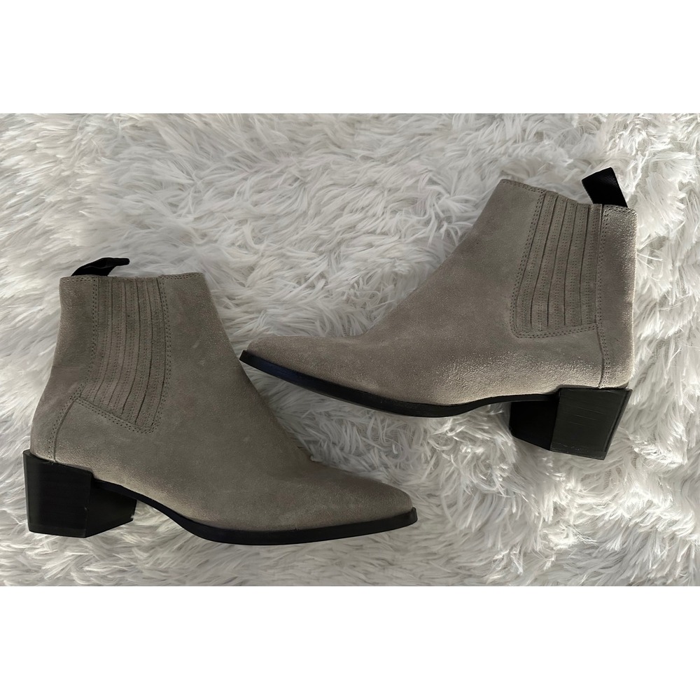 New Rag & Bone Rover suede‎ gray Chelsea boots 36.5